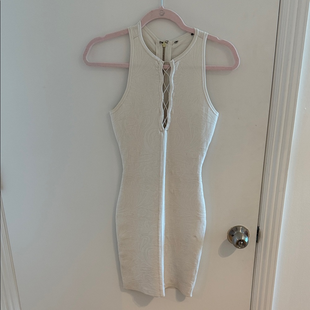 Guess bandage White Sleeveless Dress